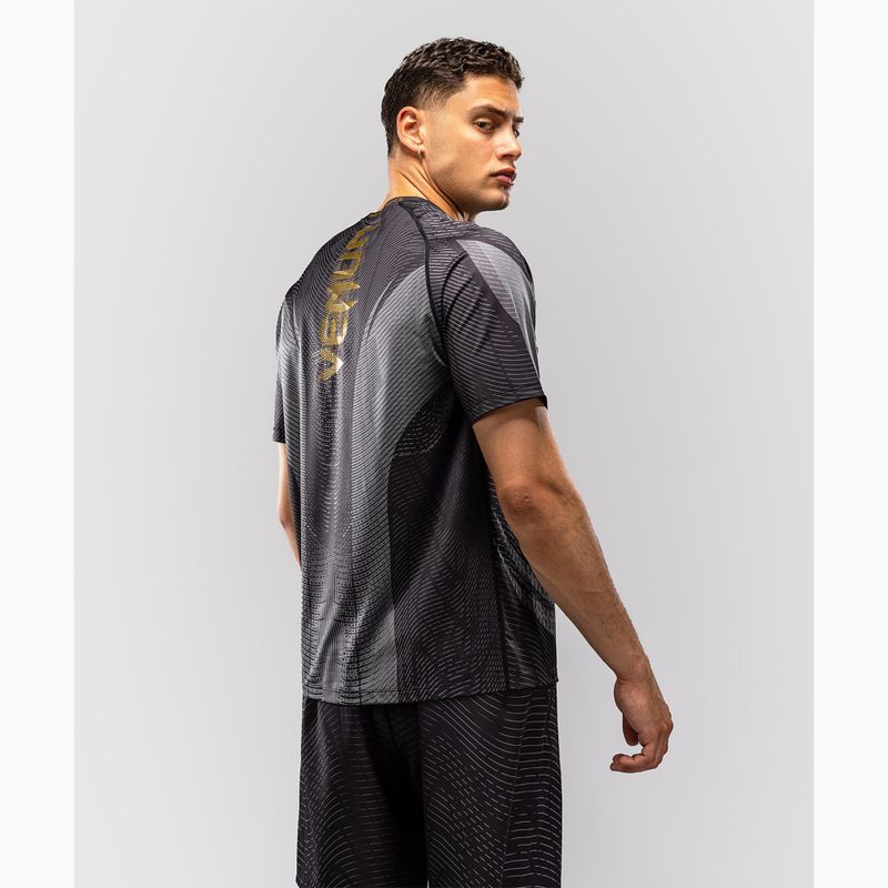 Koszulka męska Venum Galactic 3.0 Dry Tech black/gold 5
