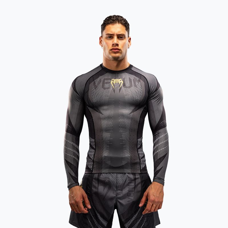 Rashguard męski długi rękaw Venum Galactic 3.0 Rashguard LS black/gold