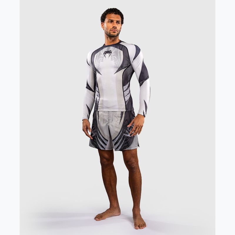 Rashguard męski długi rękaw Venum Galactic 3.0 Rashguard LS off white/black 2