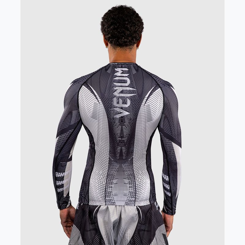 Rashguard męski długi rękaw Venum Galactic 3.0 Rashguard LS off white/black 3