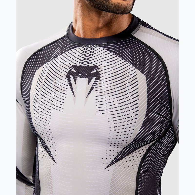 Rashguard męski długi rękaw Venum Galactic 3.0 Rashguard LS off white/black 5