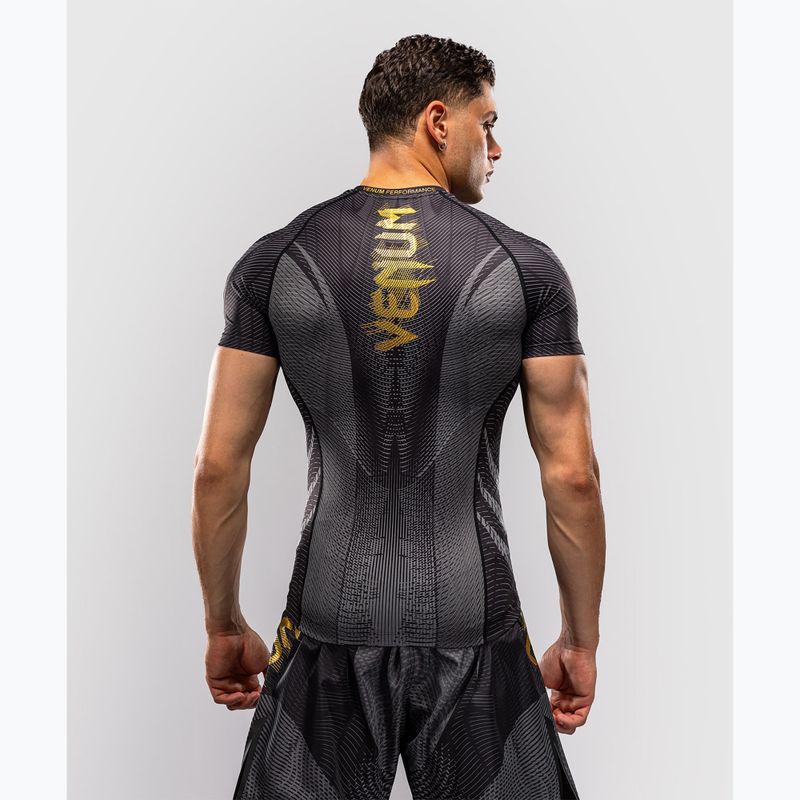 Rashguard męski Venum Galactic 3.0 Rashguard SS black/gold 2