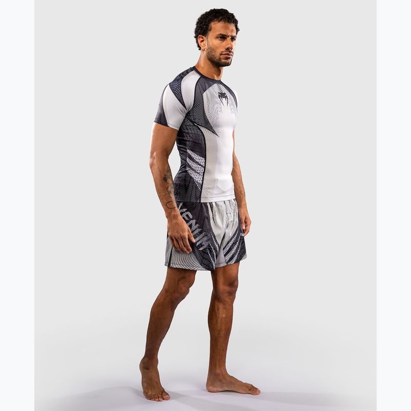 Rashguard męski Venum Galactic 3.0 Rashguard SS off white/black 2
