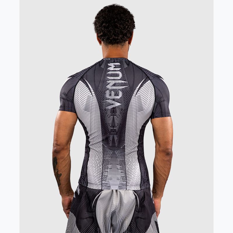 Rashguard męski Venum Galactic 3.0 Rashguard SS off white/black 3
