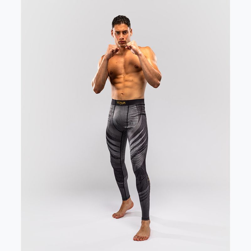 Legginsy treningowe męskie Venum Galactic 3.0 Spats black/gold 2