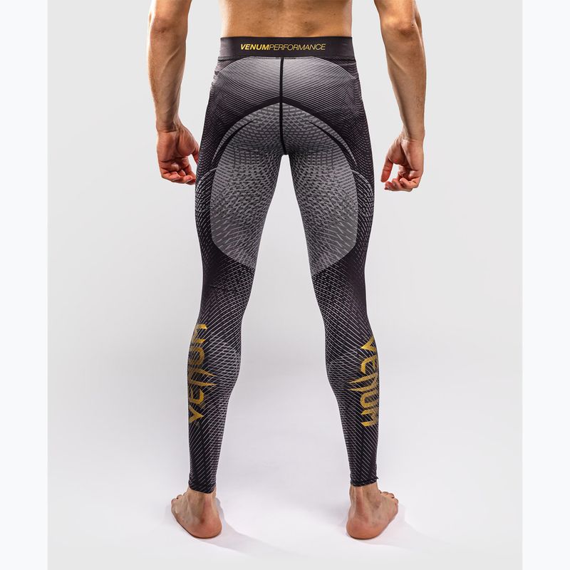 Legginsy treningowe męskie Venum Galactic 3.0 Spats black/gold 3