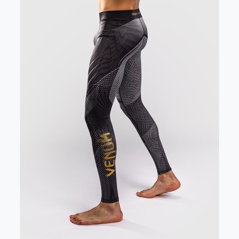 Legginsy treningowe męskie Venum Galactic 3.0 Spats black/gold 5