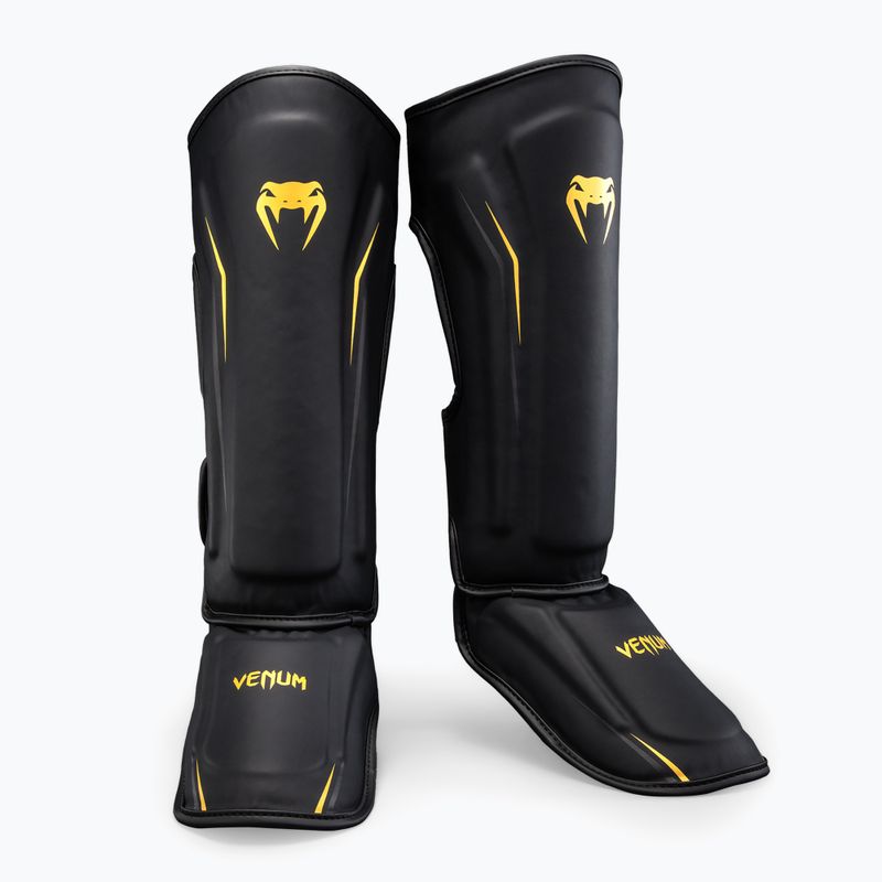 Ochraniacze piszczeli Venum G-Core Shin black/gold 2