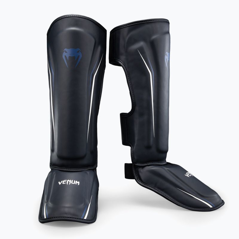 Ochraniacze piszczeli Venum G-Core Shin navy blue/white 2