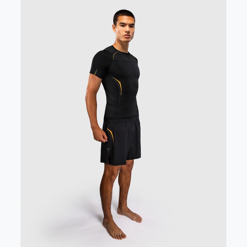 Rashguard męski Venum G-Core Rashguard SS black/gold 2