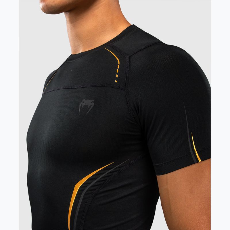 Rashguard męski Venum G-Core Rashguard SS black/gold 7