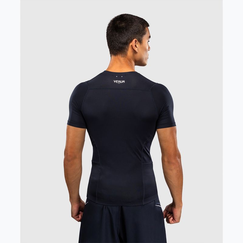 Rashguard męski Venum G-Core Rashguard SS navy blue/white 3