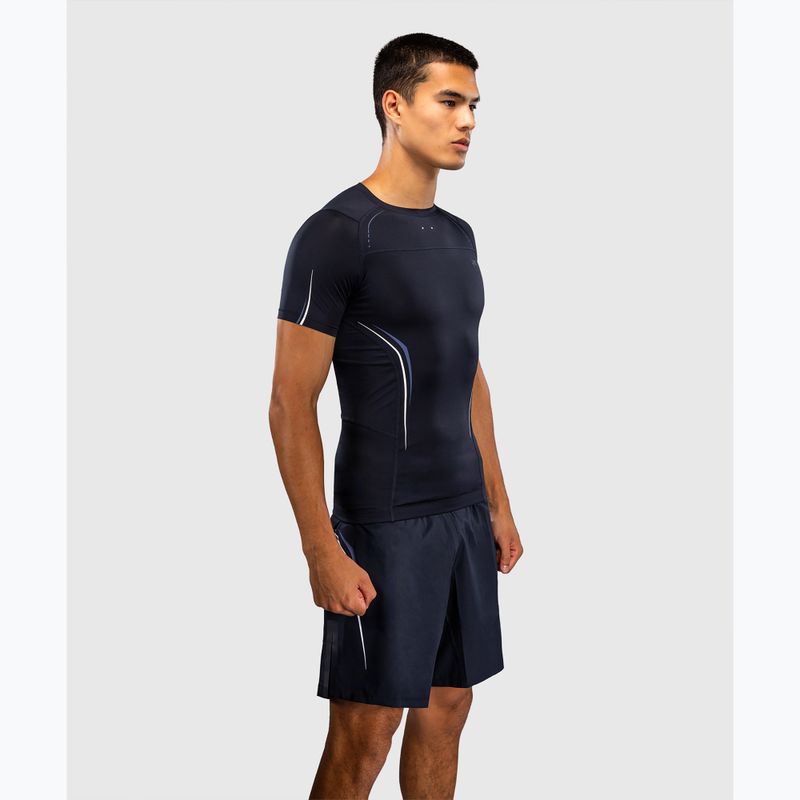 Rashguard męski Venum G-Core Rashguard SS navy blue/white 4