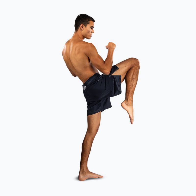 Spodenki treningowe męskie Venum G-Core Fight navy blue/white 2