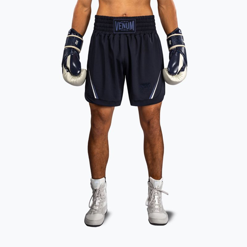 Spodenki treningowe męskie Venum G-Core Boxing navy blue/white