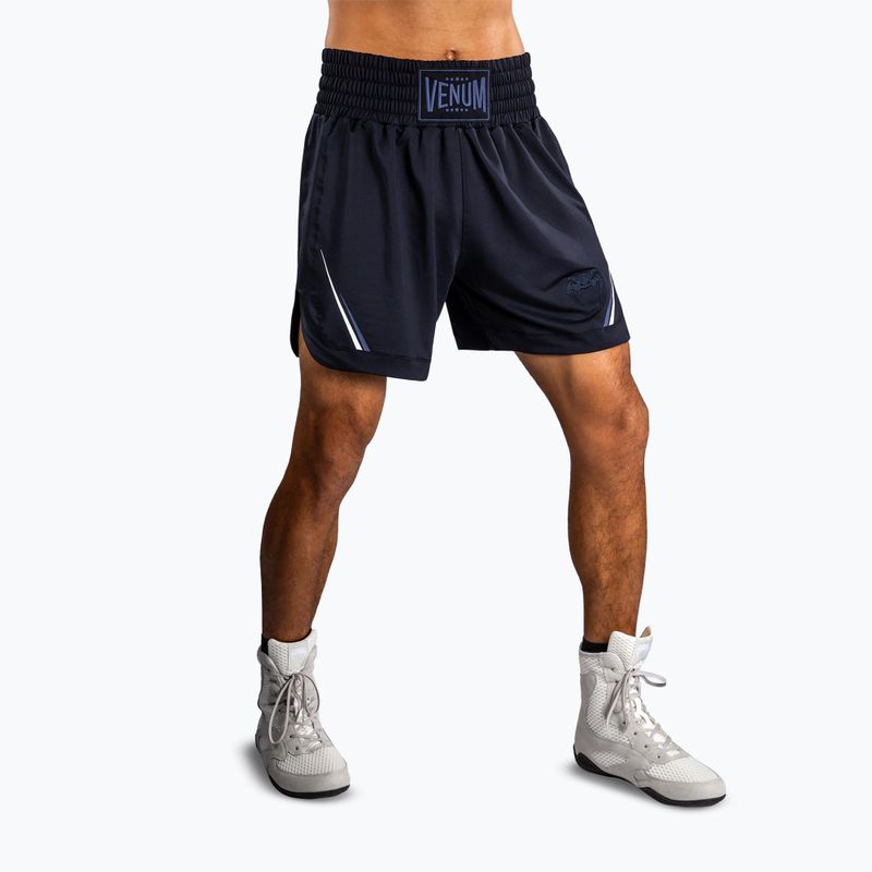 Spodenki treningowe męskie Venum G-Core Boxing navy blue/white 4