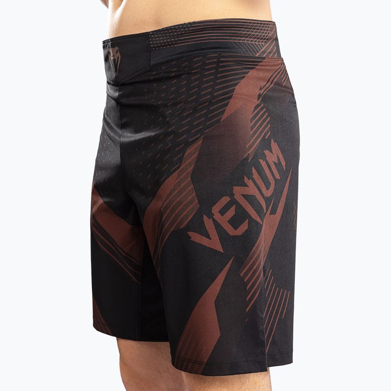 Spodenki treningowe męskie Venum No-Gi 6.0 Fight black/brown 5