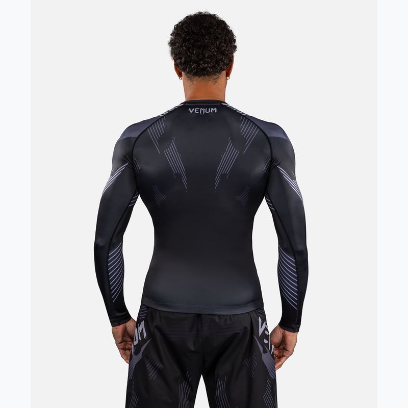 Rashguard męski długi rękaw Venum No-Gi 6.0 Rashguard black/grey 3