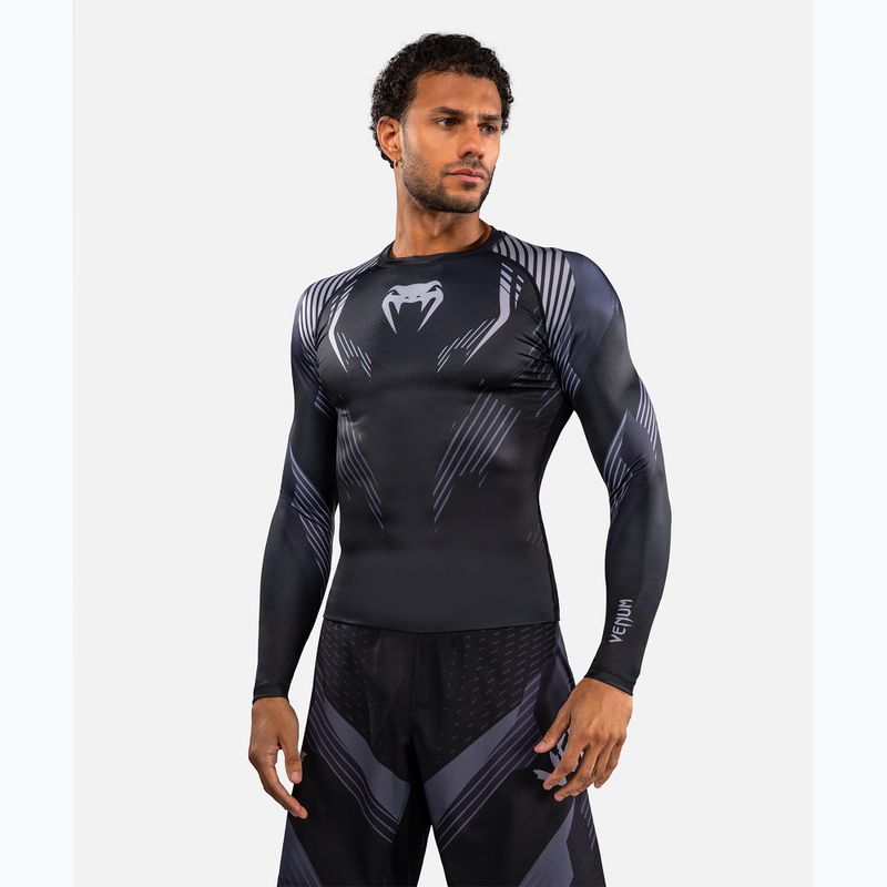 Rashguard męski długi rękaw Venum No-Gi 6.0 Rashguard black/grey 4