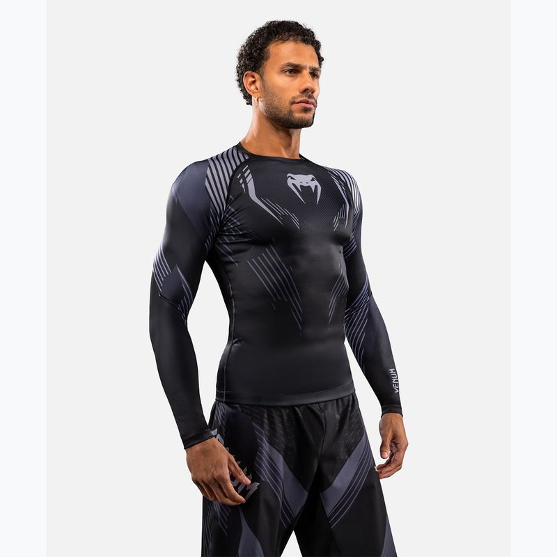Rashguard męski długi rękaw Venum No-Gi 6.0 Rashguard black/grey 5