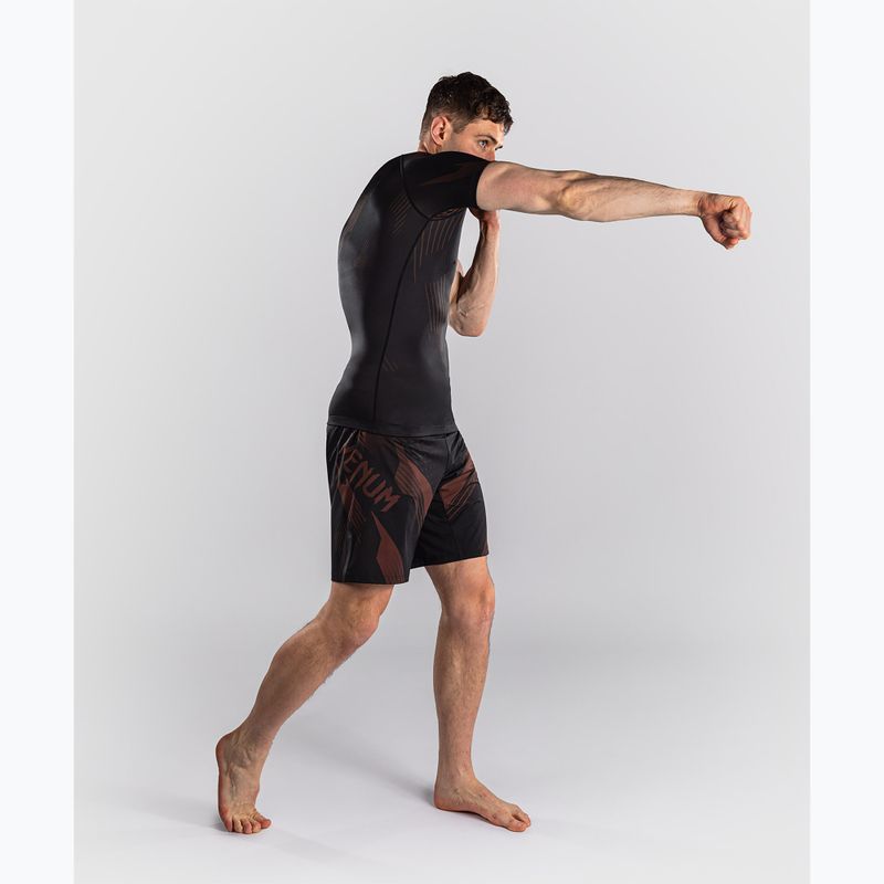 Rashguard męski Venum No-Gi 6.0 Rashguard black/brown 2