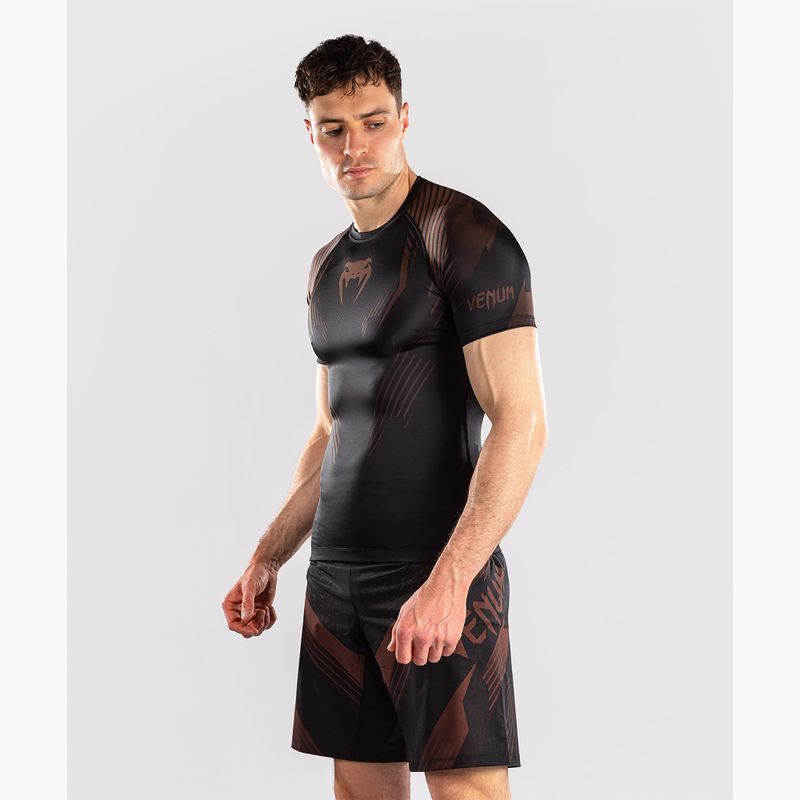 Rashguard męski Venum No-Gi 6.0 Rashguard black/brown 4