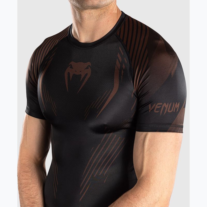Rashguard męski Venum No-Gi 6.0 Rashguard black/brown 5