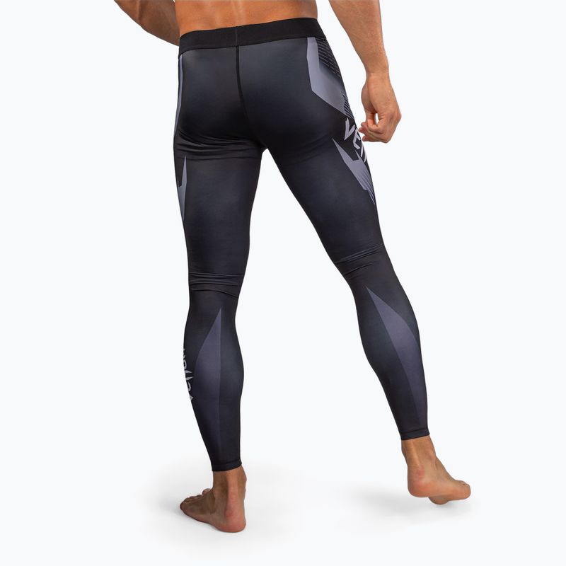 Legginsy treningowe męskie Venum No-Gi 6.0 Spats black/white 3