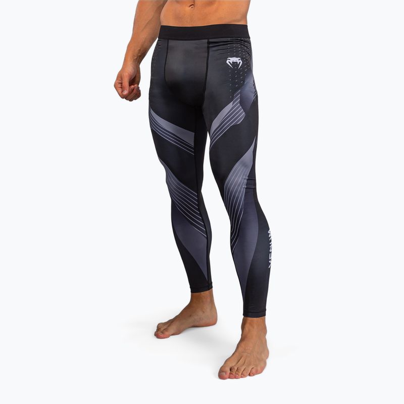 Legginsy treningowe męskie Venum No-Gi 6.0 Spats black/white 4