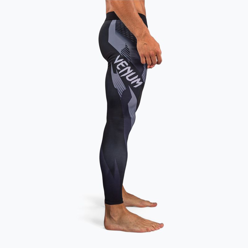 Legginsy treningowe męskie Venum No-Gi 6.0 Spats black/white 7