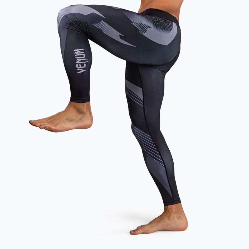 Legginsy treningowe męskie Venum No-Gi 6.0 Spats black/white 8