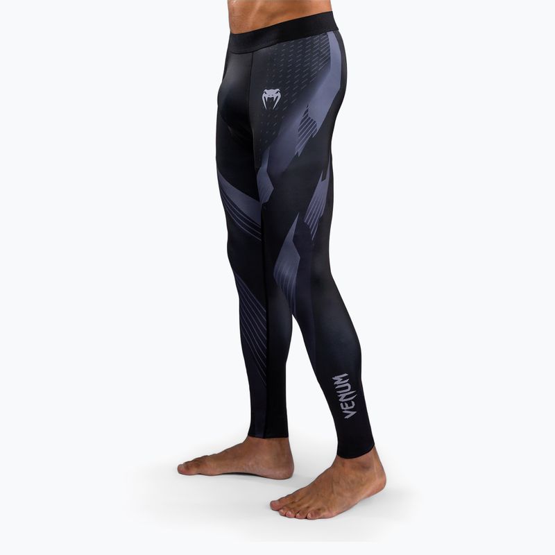 Legginsy treningowe męskie Venum No-Gi 6.0 Spats black/grey 5