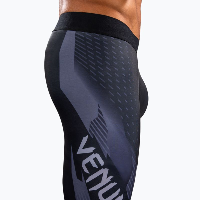 Legginsy treningowe męskie Venum No-Gi 6.0 Spats black/grey 8