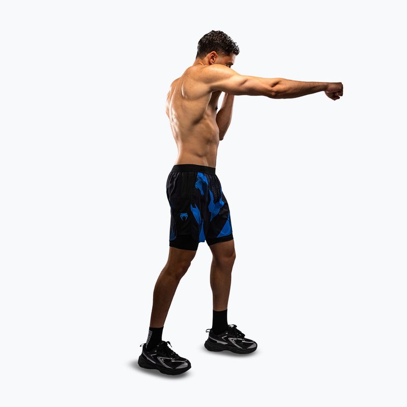 Spodenki treningowe męskie Venum No-Gi 6.0 Training black/blue 2