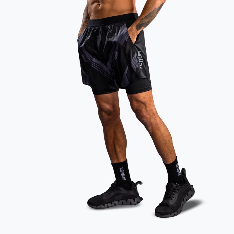 Spodenki treningowe męskie Venum No-Gi 6.0 Training black/grey