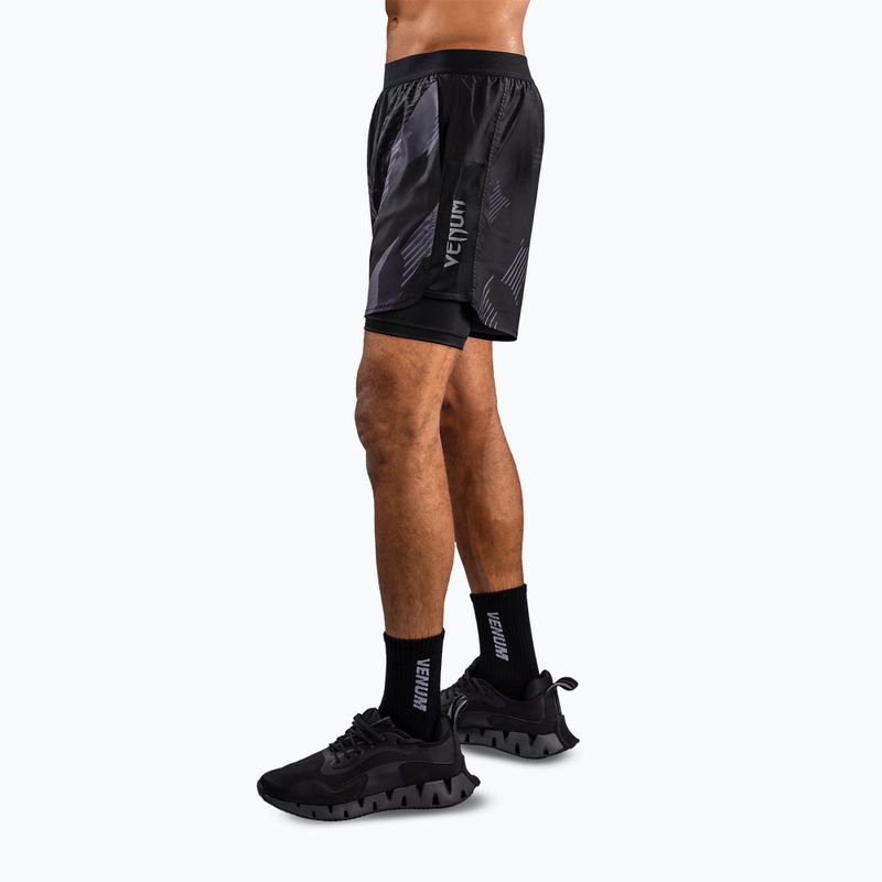 Spodenki treningowe męskie Venum No-Gi 6.0 Training black/grey 4