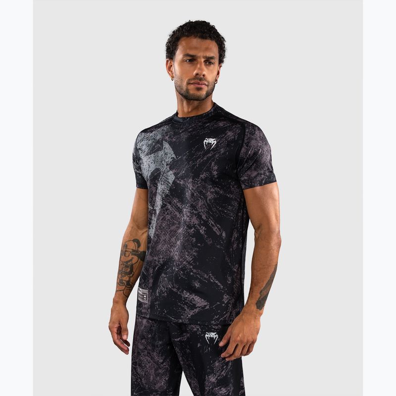 Koszulka męska Venum Rage & Workout Dry Tech black/grey 4