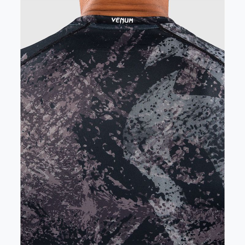Rashguard męski Venum Rage & Workout Rashguard SS black/grey 6