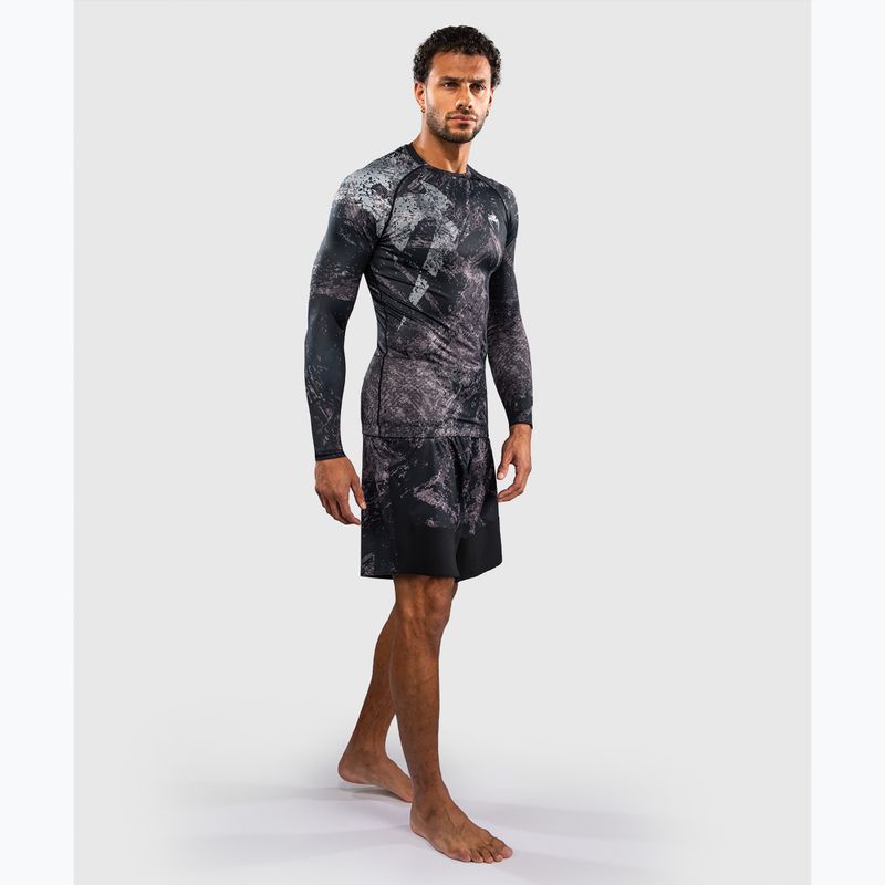 Rashguard męski długi rękaw Venum Rage & Workout Rashguard LS black/grey 2