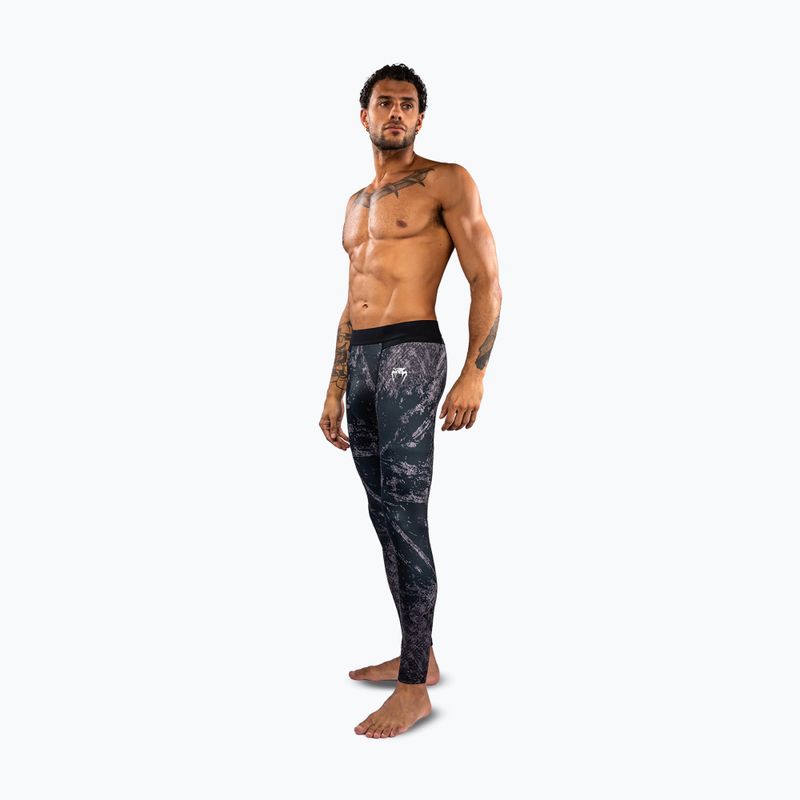 Spodnie treningowe męskie Venum Rage & Workout Compression black/grey 2