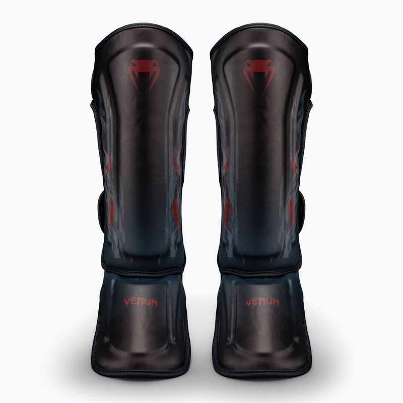 Ochraniacze piszczeli Venum Demon Shin black/grey