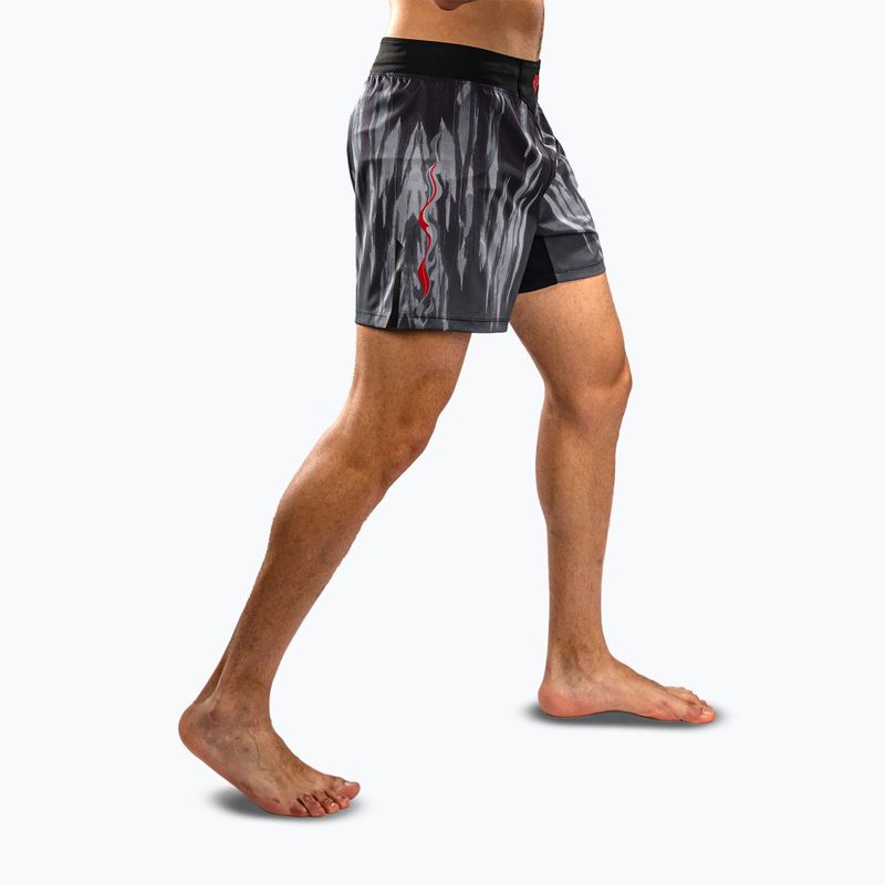 Spodenki treningowe męskie Venum Demon Fight black/grey 5