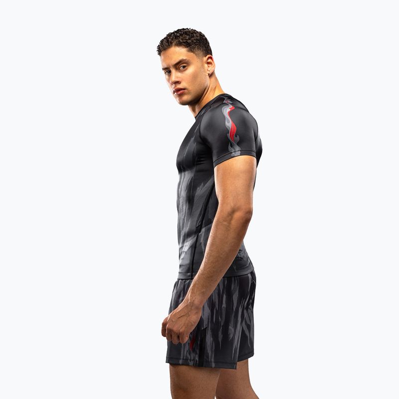Rashguard męski Venum Demon Rashguard SS black/grey 3