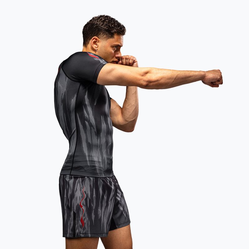 Rashguard męski Venum Demon Rashguard SS black/grey 4