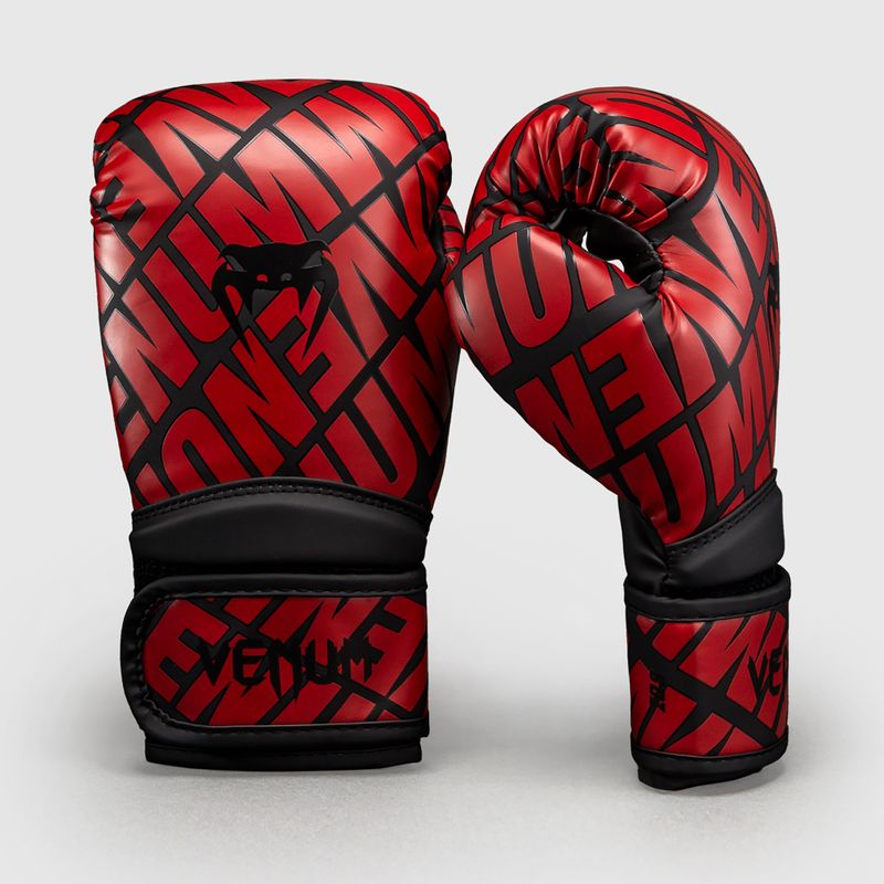 Rękawice bokserskie dziecięce Venum Contender 1.5 XT 3D black/red 2