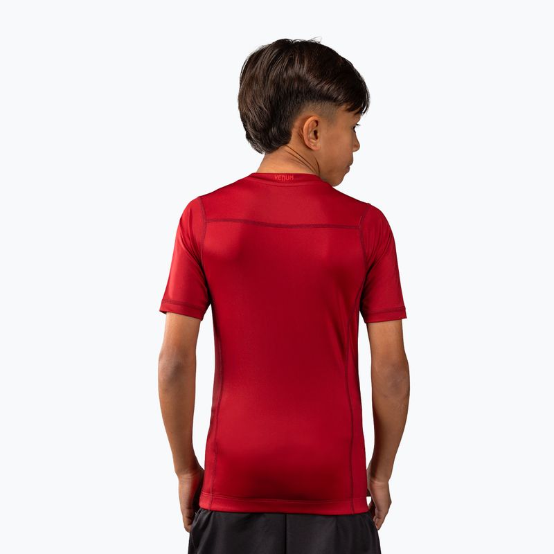 Rashguard dziecięcy Venum Attack Rashguard SS black/red 2