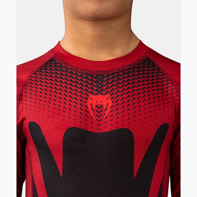 Rashguard dziecięcy długi rękaw Venum Attack Rashguard LS black/red 5
