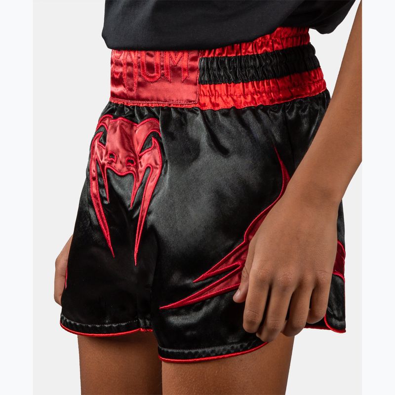 Spodenki treningowe dla dzieci Venum Attack Muay Thai black/red 4