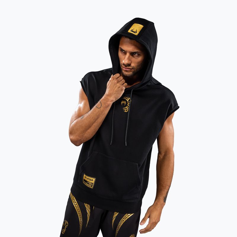 Bluza męska Venum x Mike Tyson Tiger Sleeveless Hoodie black/gold 4