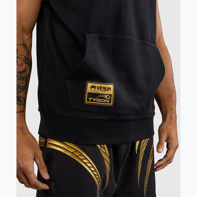 Bluza męska Venum x Mike Tyson Tiger Sleeveless Hoodie black/gold 8